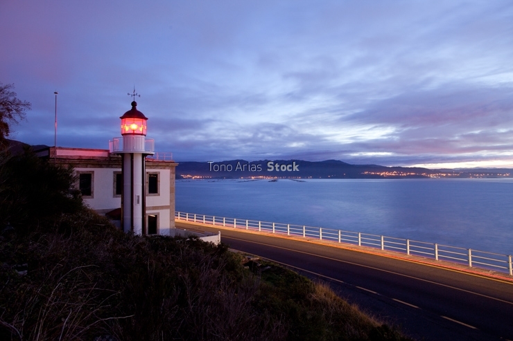 Faro cabo Rebordiño, Muros, Galicia