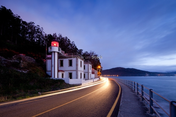 Faro cabo Rebordiño, Muros, Galicia