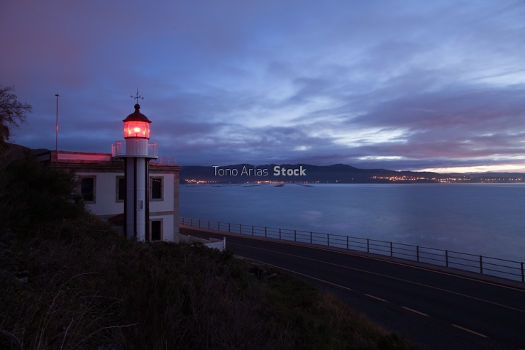 Faro cabo Rebordiño, Muros, Galicia