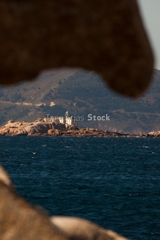 Faro de Illa Lobeira, Cee, Galicia