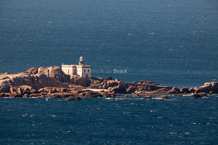 Faro de Illa Lobeira, Cee, Galicia