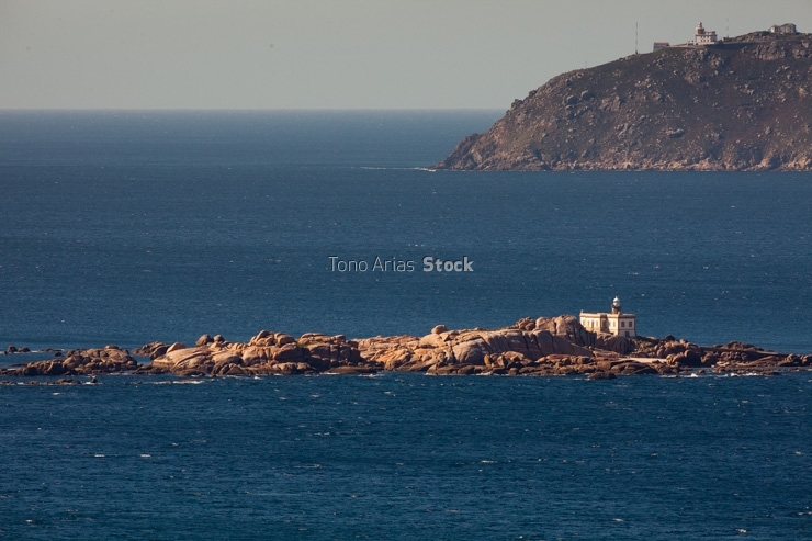 Faro de Illa Lobeira, Cee, Galicia