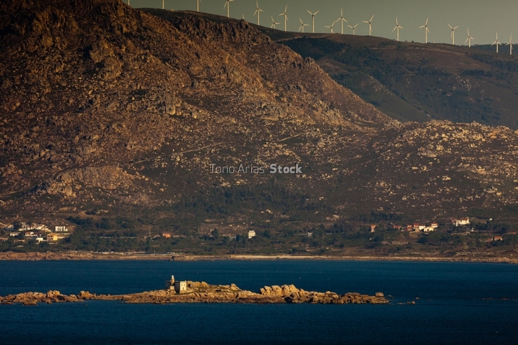 Faro de Illa Lobeira, Cee, Galicia