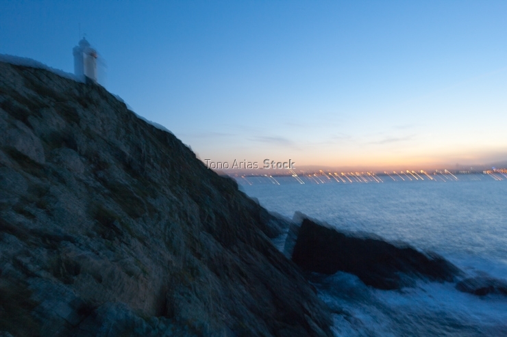 Faro de Mera, provincia de A Coruña, Galicia