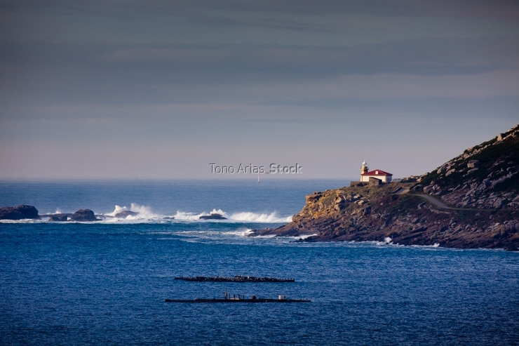 Faro de Monte Louro,Punta Queixal, Galicia