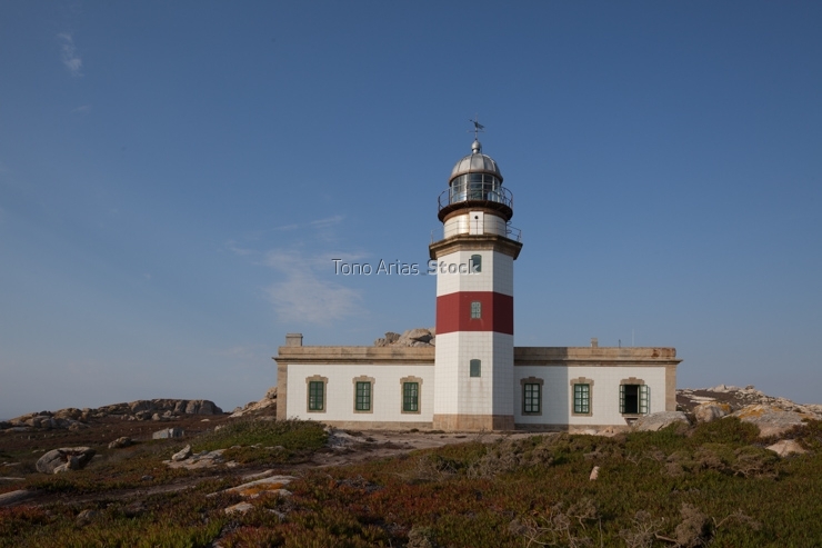 Faro Illa de Sálvora ría de Arousa, Galicia