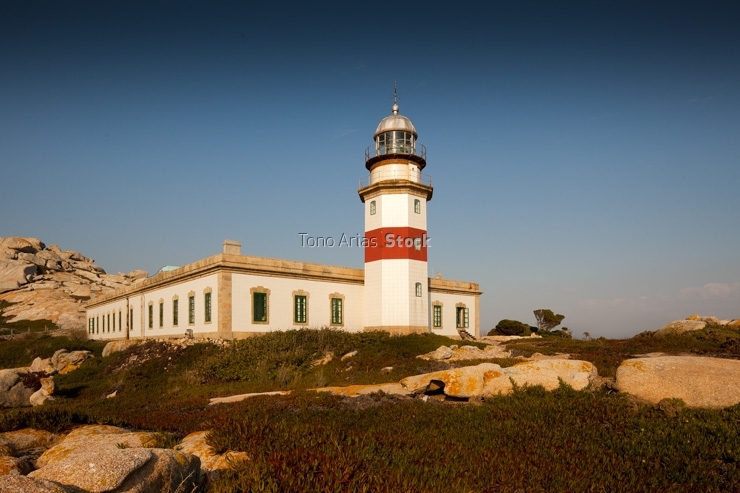 Faro Illa de Sálvora ría de Arousa, Galicia