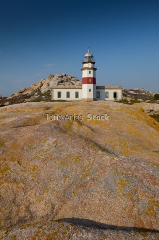 Faro Illa de Sálvora ría de Arousa, Galicia