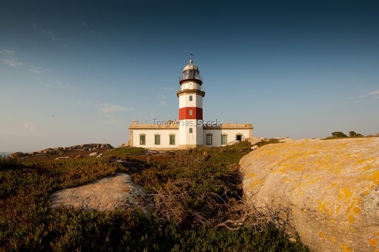 Faro Illa de Sálvora ría de Arousa, Galicia
