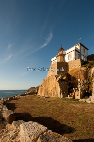 Faro prioriño, ría de Ferrol, Galicia