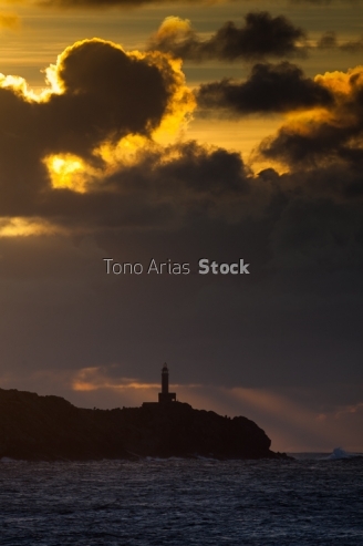 Faro Punta Nariga, Malpica, Costa da Morte, Galicia