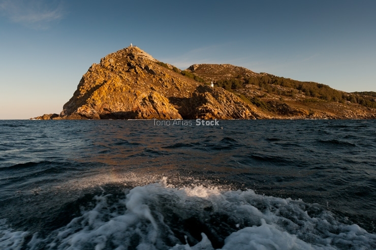 Faros de Monte Faro, e punta canabal ou faro do principe, Illas 