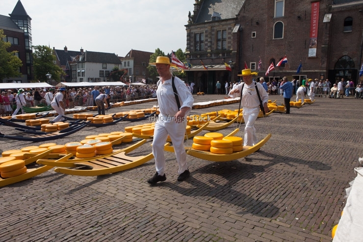 Feria del queso en Alkmart,Holanda,