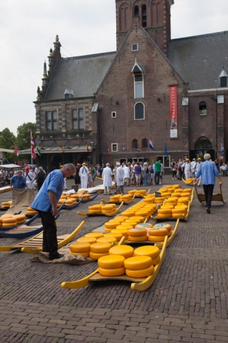 Feria del queso en Alkmart,Holanda,