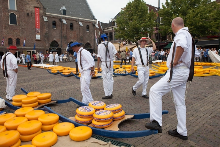 Feria del queso en Alkmart,Holanda,