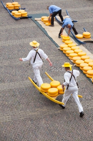 Feria del queso en Alkmart,Holanda,