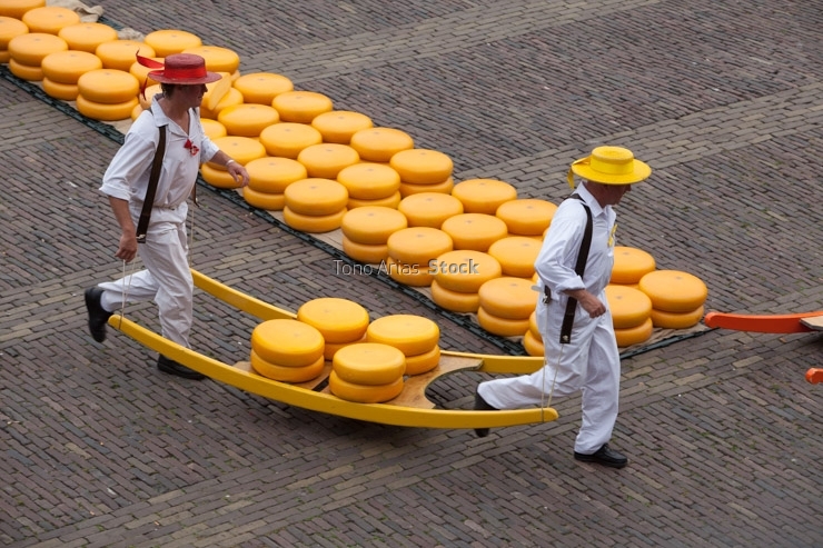 Feria del queso en Alkmart,Holanda,