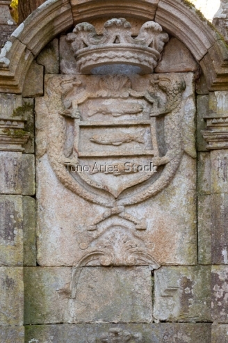 Fontes do pazo de Oca, A Estrada, Galicia