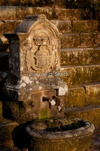 Fontes do pazo de Oca, A Estrada, Galicia