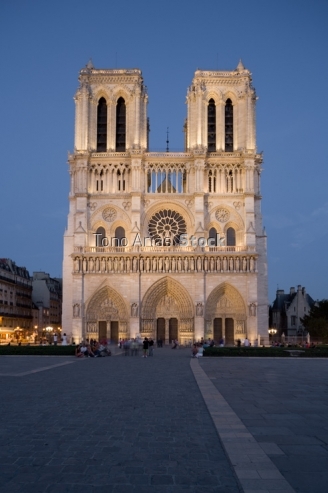 France, Paris, Notre-Dame Cathedral