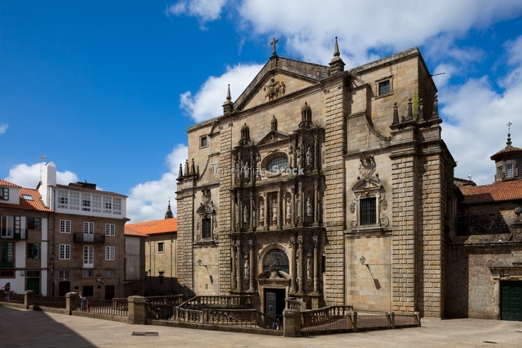 Iglesia  de  San  Martín  Pinario,  Santiago  de  Compostela,  