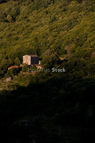 Iglesia San Estebo de Ribas de Niño,provincia de Lugo, Galicia