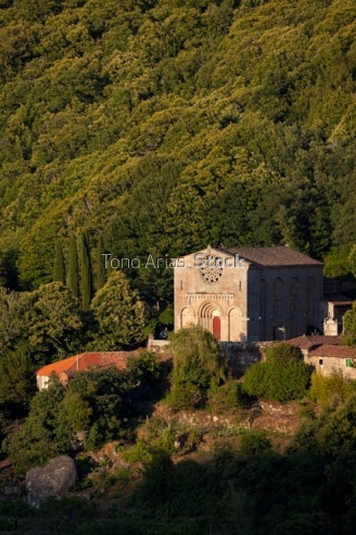 Iglesia San Estebo de Ribas de Niño,provincia de Lugo, Galicia