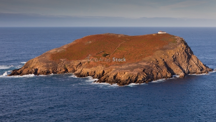 Illa Cuelleira, O Vicedo, provincia de Lugo, Galicia