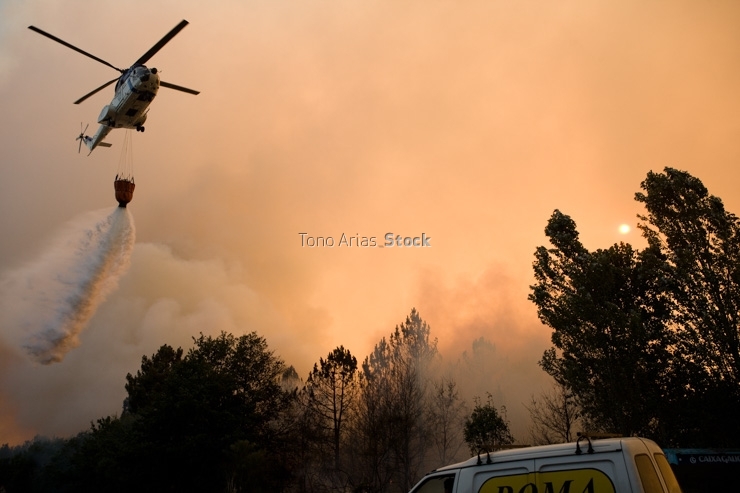 Incendios en Galicia