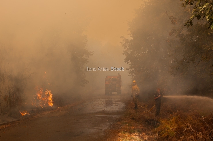Incendios en Galicia