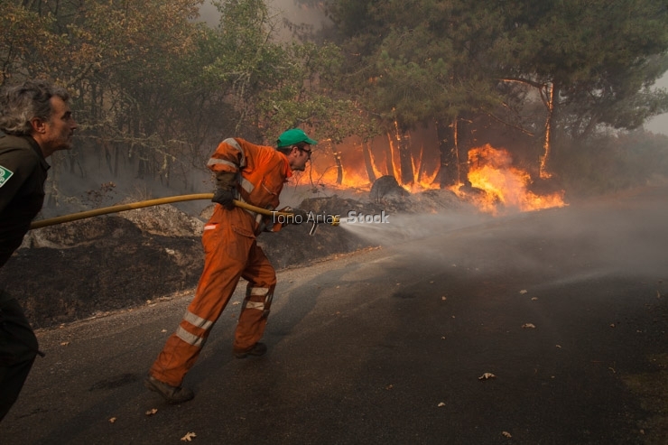Incendios en Galicia