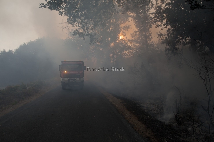 Incendios en Galicia