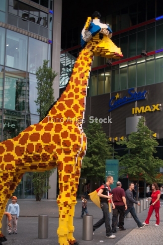 Jirafa Sony Center Berlín Alemania