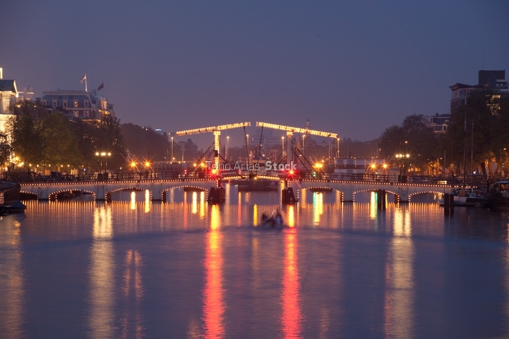 Magere Brug, Amsterdam, Holanda