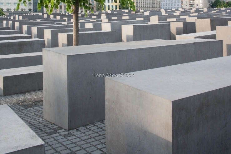 monumento memoria del holocausto por Peter Eisenman Berlín Alem