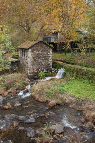 Muiño Ferramulín, O Caurel, provincia de Lugo, Galicia