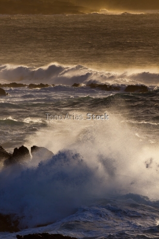 Olas Malpica, Costa da Morte, Galicia