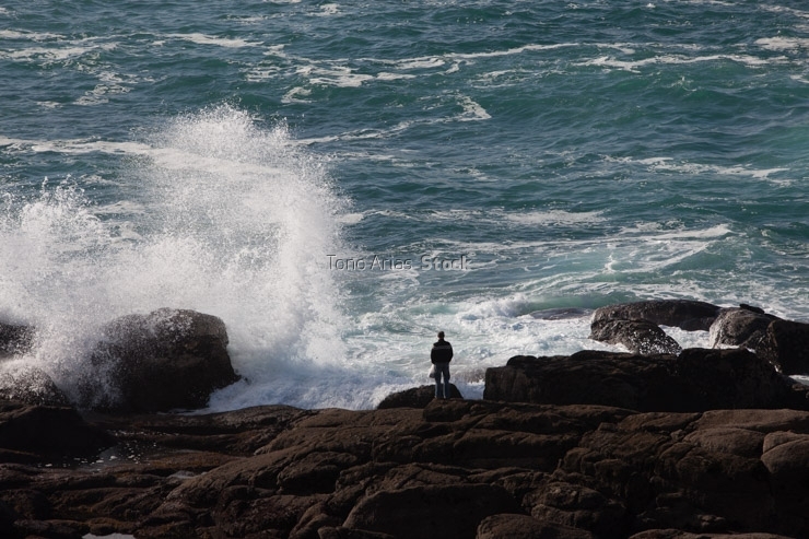 Oleaje en Coruña, Galicia