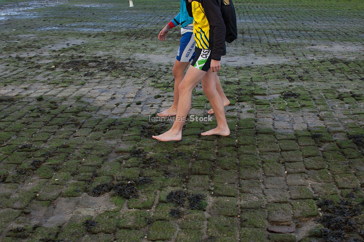 Pies caminando