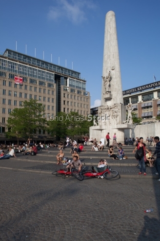 Plaza Dam, Amsterdam, Holanda