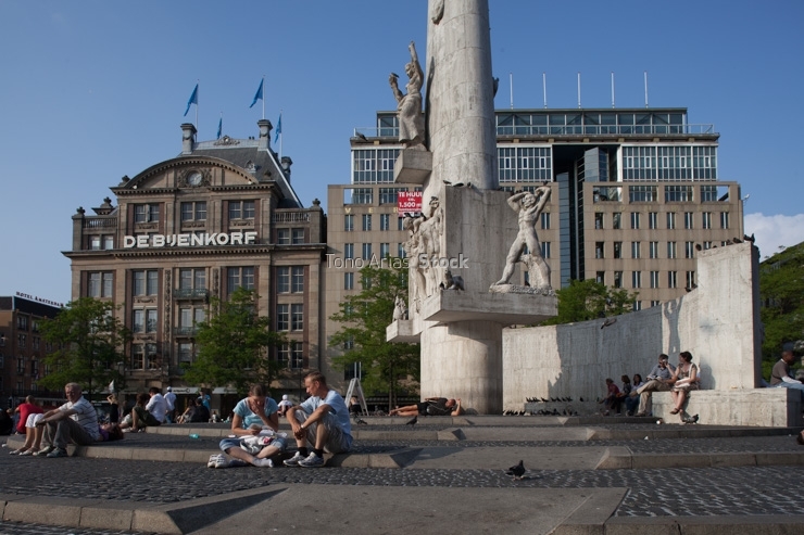 Plaza Dam, Amsterdam, Holanda