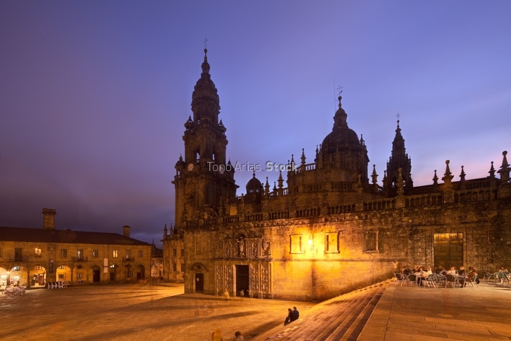 Plaza de La Quintana,Santiago de Compostela,Galicia