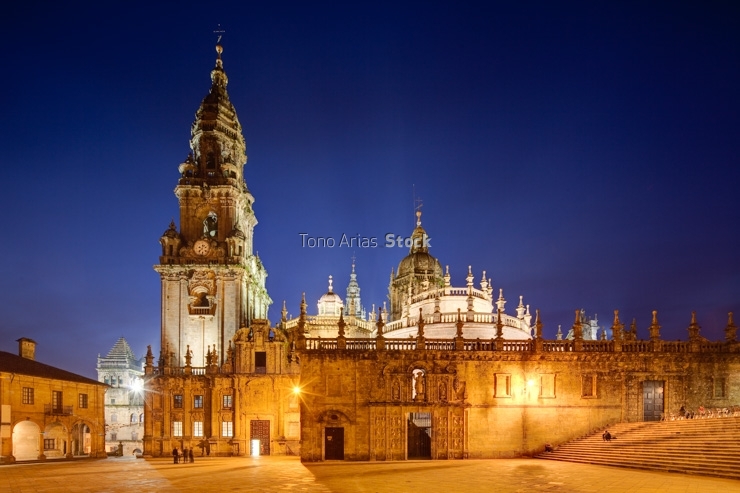 Plaza de La Quintana,Santiago de Compostela,Galicia