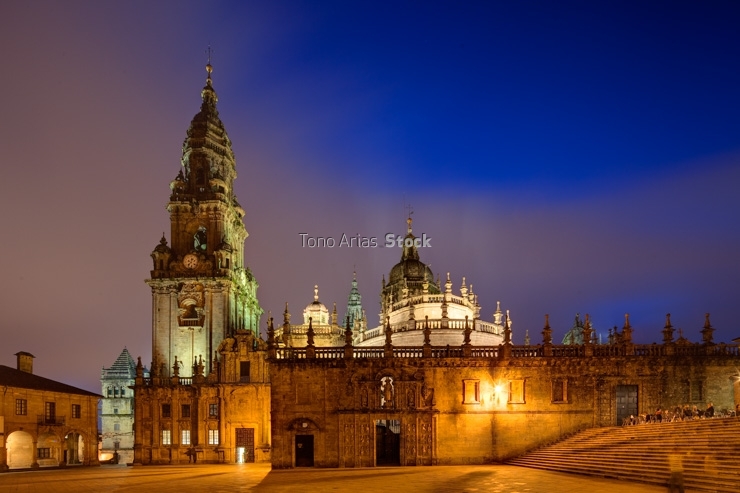 Plaza de La Quintana,Santiago de Compostela,Galicia