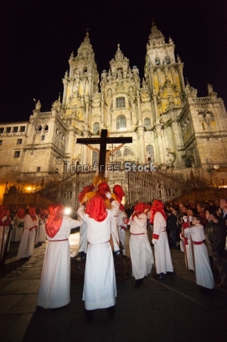 Pocesión Semana Santa, Santiago de Compostela,Galicia