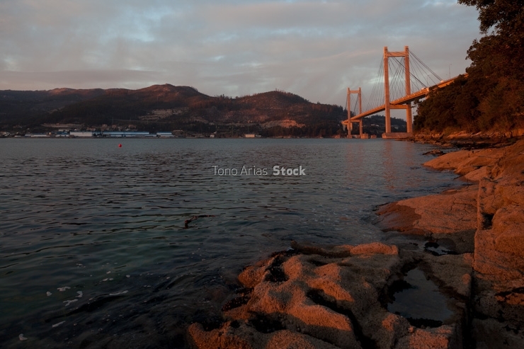 Ponte de Rande, ría de Vigo, Galicia