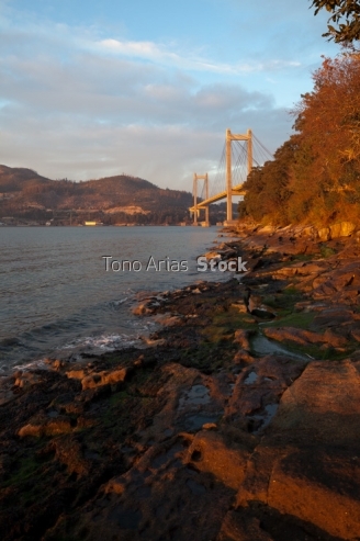 Ponte de Rande, ría de Vigo, Galicia