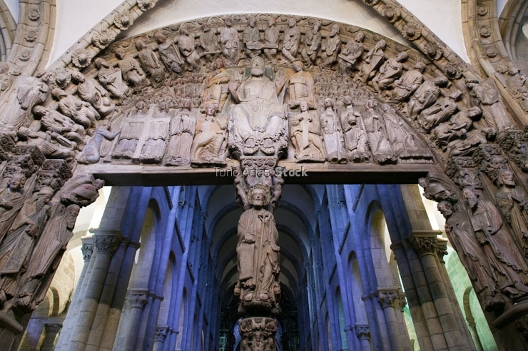 Pórtico da Gloria, Catedral de Santiago de Compostela, Galicia