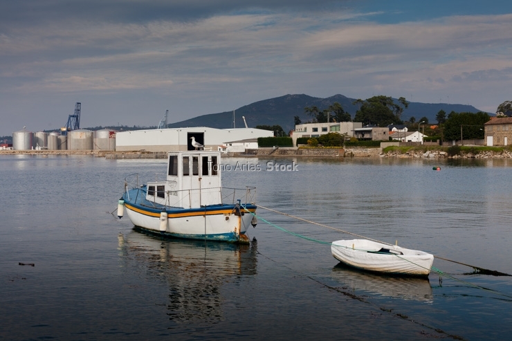 Porto de Vilaxóan, Vilagarcía de Arousa, provincia de Ponteved
