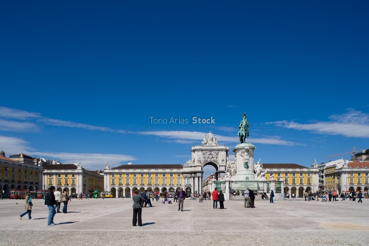 Praça do Comercio, Lisbon. Portugal